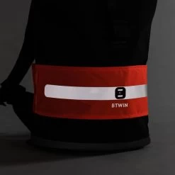 Promos Vélos Boutique -Promos Vélos Boutique bandeau de visibilite de sac jour nuit orange fluo 1