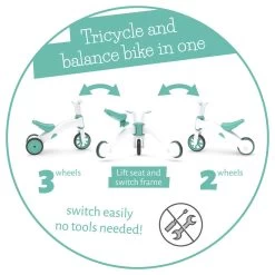 Bunzi : Porteur 3 Roues Convertible Et Première Draisienne 2 En 1 ! -Promos Vélos Boutique bunzi porteur 3 roues convertible et premiere draisienne 2 en 1 4