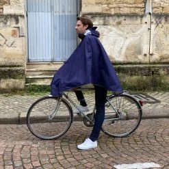 Cape De Pluie Vélo écoresponsable, Imperméable, Respirante, Unisexe - Cap Ferret -Promos Vélos Boutique cape de pluie velo ecoresponsable impermeable respirante unisexe cap ferret 2