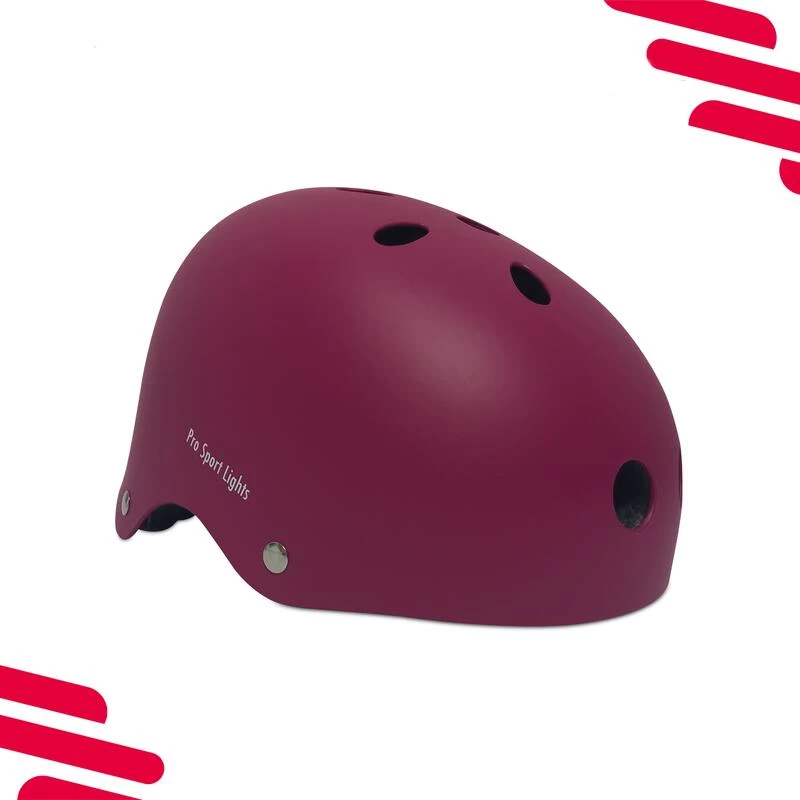 Casque De Cyclisme Pour Enfants - Rose Foncé Mat 2 Casque De Cyclisme Pour Enfants - Rose Foncé Mat – Image 2