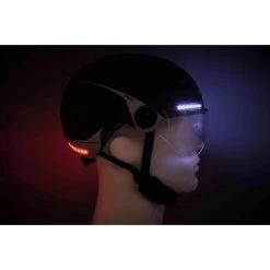 CASQUE DE VÉLO AVEC LUMIÈRES, SON STÉRÉO ET MICRO INTÉGRÉ - PHENIX, NOIR -Promos Vélos Boutique casque de velo avec lumieres son stereo et micro integre phenix noir 2
