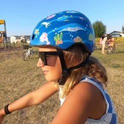 Casque De Vélo Enfant - Taille 48/55 Cm - Bleu -Promos Vélos Boutique casque de velo enfant taille 4855 cm bleu 2