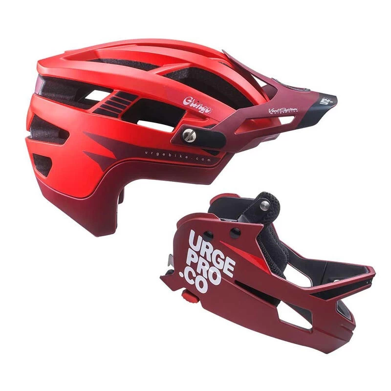 Casque URGE BP Gringo De La Pampa Rouge 2 Casque URGE BP Gringo De La Pampa Rouge – Image 2