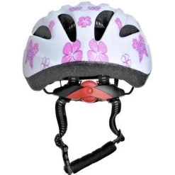 Casque Vélo Enfant Fille - Casque Enfant Floral Blanc/rose -Promos Vélos Boutique casque velo enfant fille casque enfant floral blancrose 2