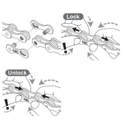CHAÎNE 8 VITESSES KMC Z8.3 EPT 112 Maillions + ATTACHE RAPIDE CL573R EPT -Promos Vélos Boutique chaine 8 vitesses kmc z83 ept 112 maillions attache rapide cl573r ept 2