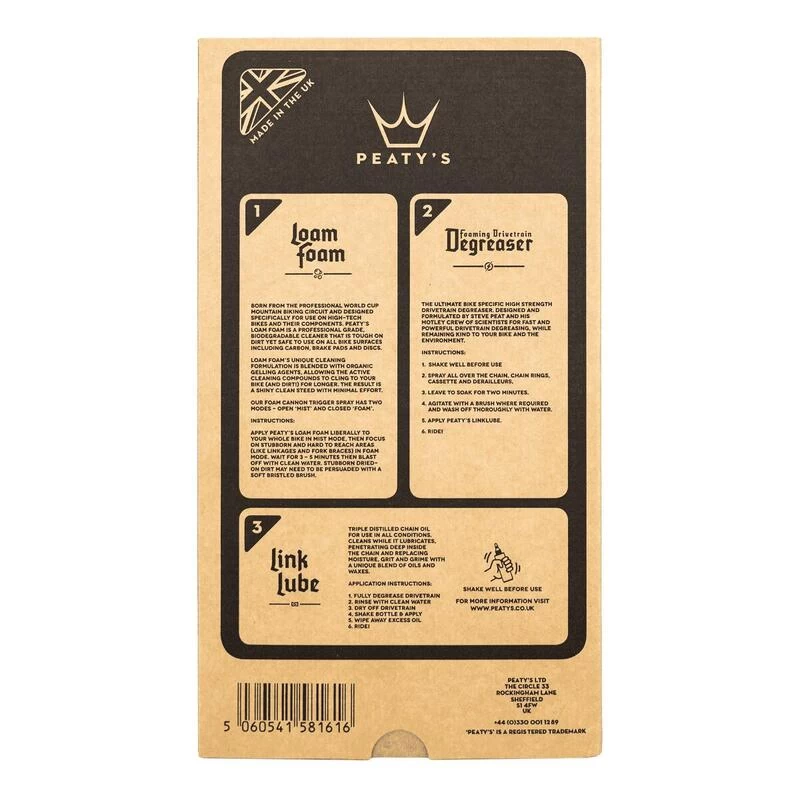Peaty's Coffret Cadeau - Kit De Nettoyage Pour Vélo - Laver Dégraisser Lubrifier 3 Peaty's Coffret Cadeau - Kit De Nettoyage Pour Vélo - Laver Dégraisser Lubrifier – Image 3