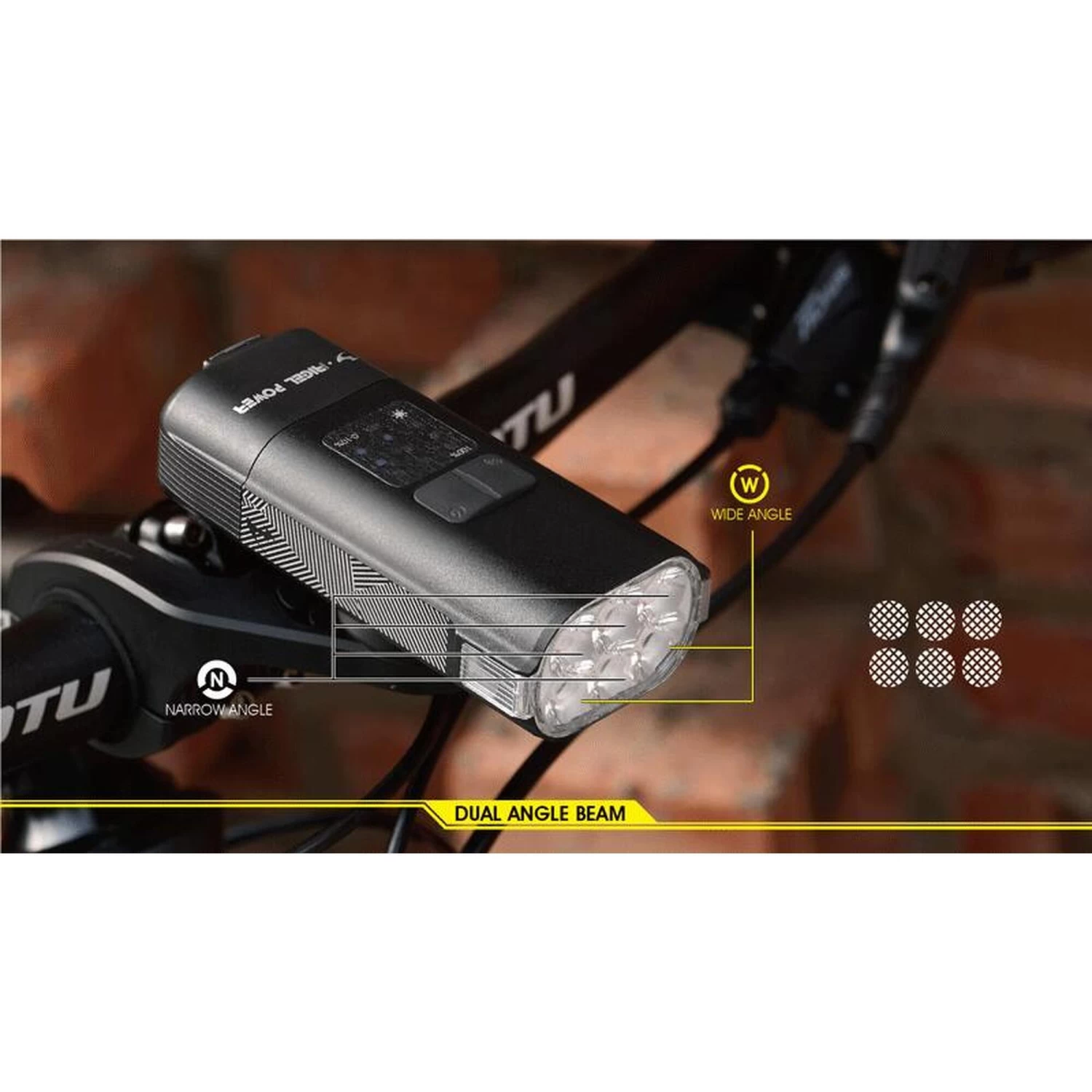 Éclairage Vélo Avant USB Moon Rigel Power 2 Éclairage Vélo Avant USB Moon Rigel Power – Image 2