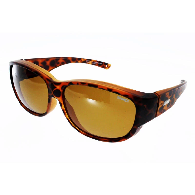 Fit Over, Sur-lunettes Sinner Sunrise S Ecaille Mat Catégorie 3 Polarisé 1 Fit Over, Sur-lunettes Sinner Sunrise S Ecaille Mat Catégorie 3 Polarisé