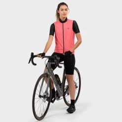 Gilet Vélo Coupe-vent Femme Cyclisme V1-W Cancano Corail -Promos Vélos Boutique gilet velo coupe vent femme cyclisme v1 w cancano corail 3