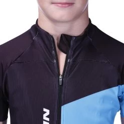 BTWIN Maillot Manches Courtes Vélo Enfant 700 Bleu -Promos Vélos Boutique maillot manches courtes velo enfant 700 bleu 7