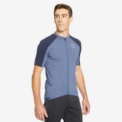 Rockrider Maillot VTT Manches Courtes Race 700 Bleu