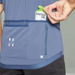 Rockrider Maillot VTT Manches Courtes Race 700 Bleu -Promos Vélos Boutique maillot vtt manches courtes race 700 bleu 8