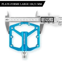 ROCKBROS Pédale Vélo En Alliage D'aluminium Pour Vélo Bicyclette Cyclisme VTT Titane -Promos Vélos Boutique pedale velo en alliage daluminium pour velo bicyclette cyclisme vtt titane 3