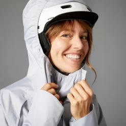 BTWIN PONCHO PLUIE VISIBILITE NUIT VELO VILLE 540 BLEU GRIS -Promos Vélos Boutique poncho pluie visibilite nuit velo ville 540 bleu gris 6