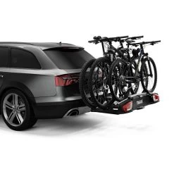Porte-vélo Sur Boule D’attelage Thule VeloSpace XT 3(4) Bikes Aluminium -Promos Vélos Boutique porte velo sur boule dattelage thule velospace xt 34 bikes aluminium 3