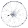 Roue Velo Ville 28 Pouces Arrière Double Parois Argente 36V Moteur B'Ebike 700
