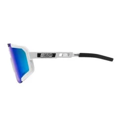 Scicon Aeroscope Lunettes De Sports (Blanc Brillant/Bleu Miroir) -Promos Vélos Boutique scicon aeroscope lunettes de sports blanc brillantbleu miroir 3