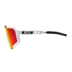 Scicon Aeroscope Lunettes De Sports (Blanc Brillant/Rouge Miroir) -Promos Vélos Boutique scicon aeroscope lunettes de sports blanc brillantrouge miroir 3