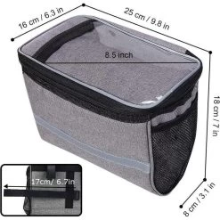 TIKKENS Sacoche De Guidon Vélo - Sacoche Amovible Avec Isolation - Imperméable -Promos Vélos Boutique tikkens sacoche de guidon velo sacoche amovible avec isolation impermeable 3