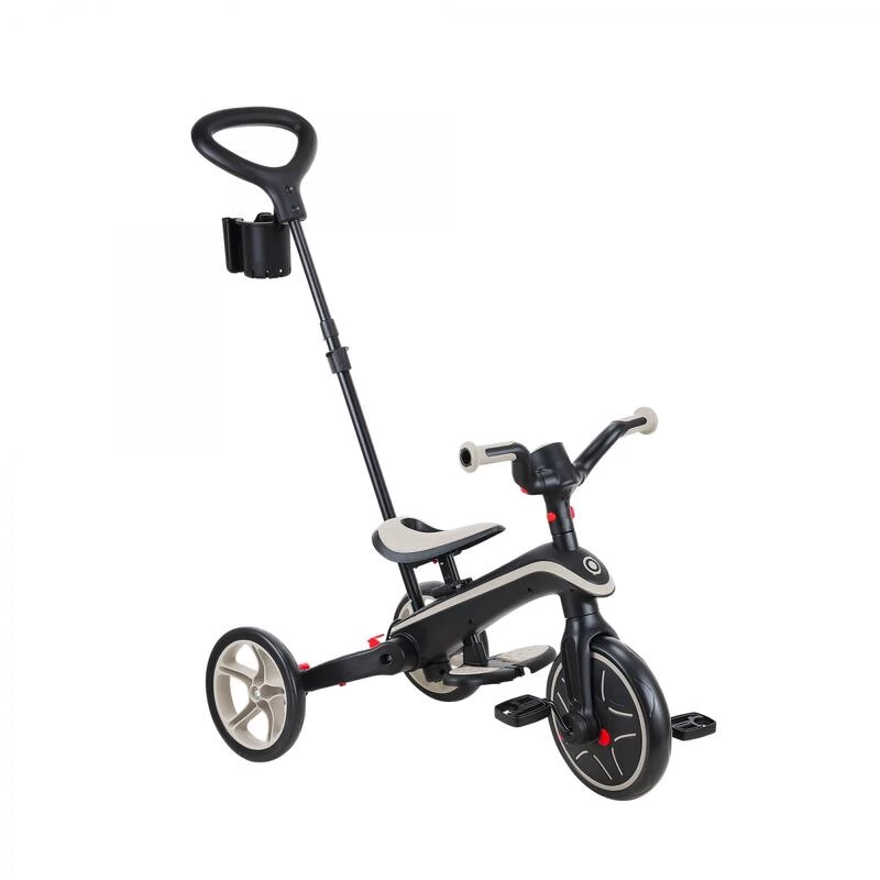 GLOBBER Tricycle EXPLORER 4-en-1 Évolutif & Pliable Taupe 5 GLOBBER Tricycle EXPLORER 4-en-1 Évolutif & Pliable Taupe – Image 5