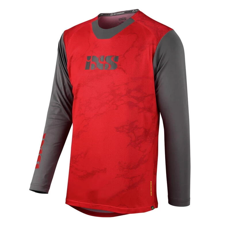 IXS Trigger X Air Kids Jersey Manches Longues - Rouge/Gris 1 IXS Trigger X Air Kids Jersey Manches Longues - Rouge/Gris