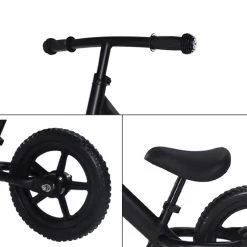 Vélo D'équilibre Cruiser - 12 Pouces - Garçons Et Filles - Noir -Promos Vélos Boutique velo dequilibre cruiser 12 pouces garcons et filles noir 3