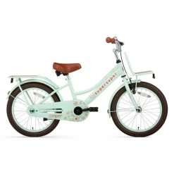 Vélo Enfant SuperSuper Cooper Bamboo - 18 Pouces - Vert Pistache