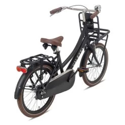 Vélo Enfant Valetta Cargo - Filles - 20 Pouces - Noir Mat -Promos Vélos Boutique velo enfant valetta cargo filles 20 pouces noir mat 2