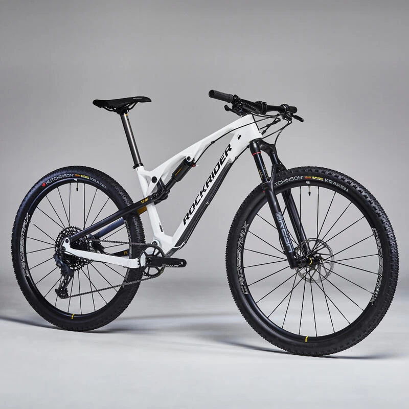Rockrider Vélo VTT Cross Country XC 900 S Cadre Carbone Et Aluminium Blanc 2 Rockrider Vélo VTT Cross Country XC 900 S Cadre Carbone Et Aluminium Blanc – Image 2