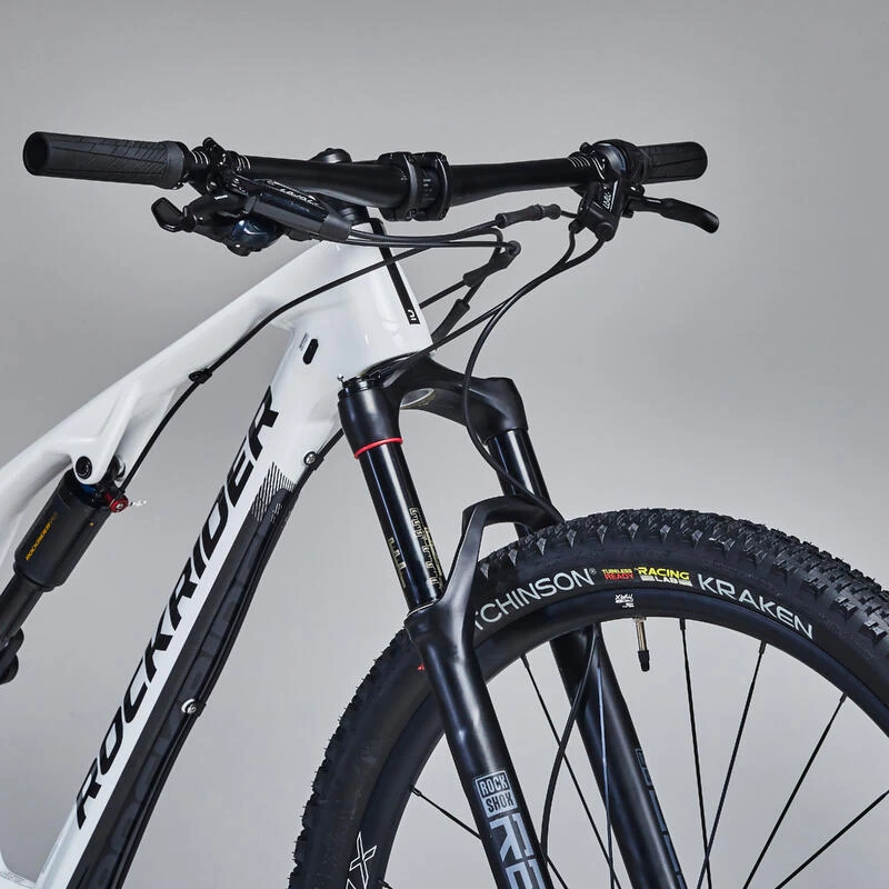 Rockrider Vélo VTT Cross Country XC 900 S Cadre Carbone Et Aluminium Blanc 10 Rockrider Vélo VTT Cross Country XC 900 S Cadre Carbone Et Aluminium Blanc – Image 10