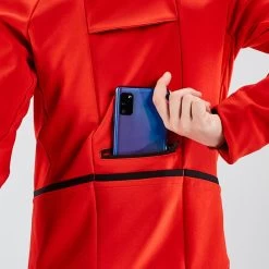 BTWIN VESTE VELO ENFANT 900 NOIRE ROUGE -Promos Vélos Boutique veste velo enfant 900 noire rouge 5